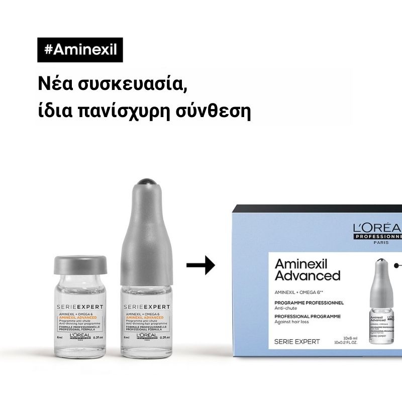 L’Oréal Professionnel SERIE EXPERT Aminexil Advanced Αμπούλες 10x6ml